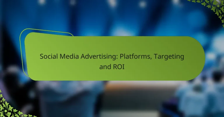 Social Media Advertising: Platforms, Targeting and ROI